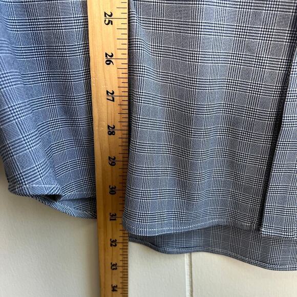 Mizzen & Main Gray Checkered Long Sleeve Button Down XL Trim Fit Mens - Picture 5 of 9